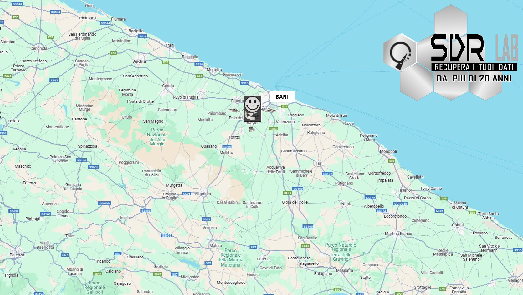 SDR Recupero Dati bari e Provincia