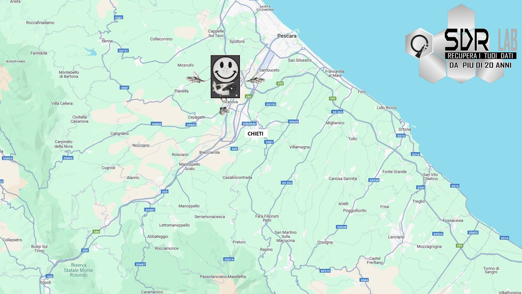 SDR Recupero Dati chieti e Provincia