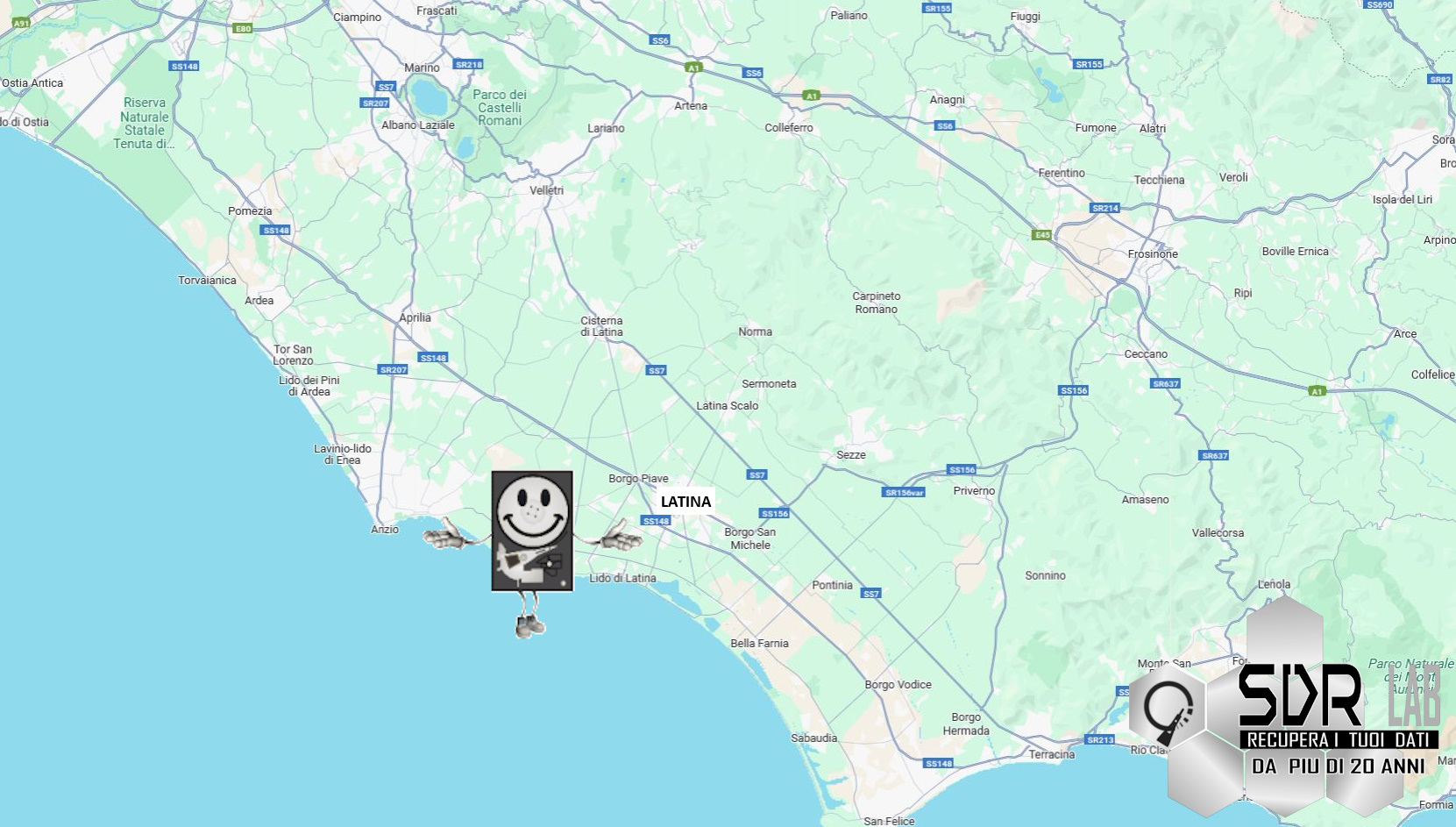 SDR Recupero Dati latina e Provincia