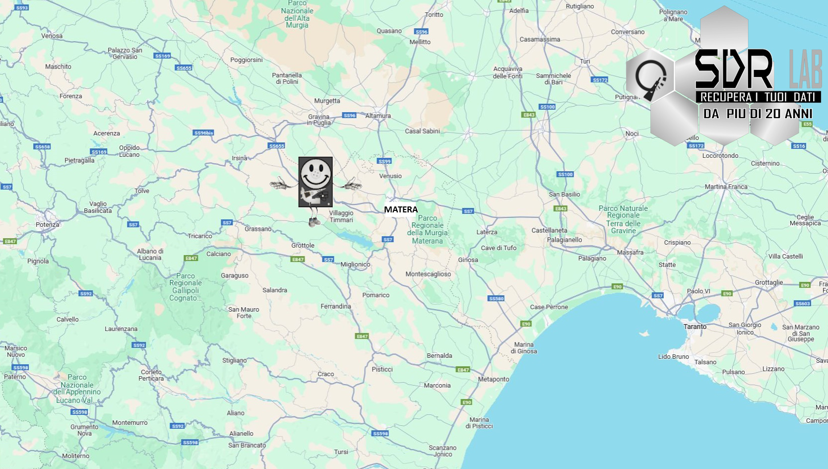 SDR Recupero Dati matera e Provincia