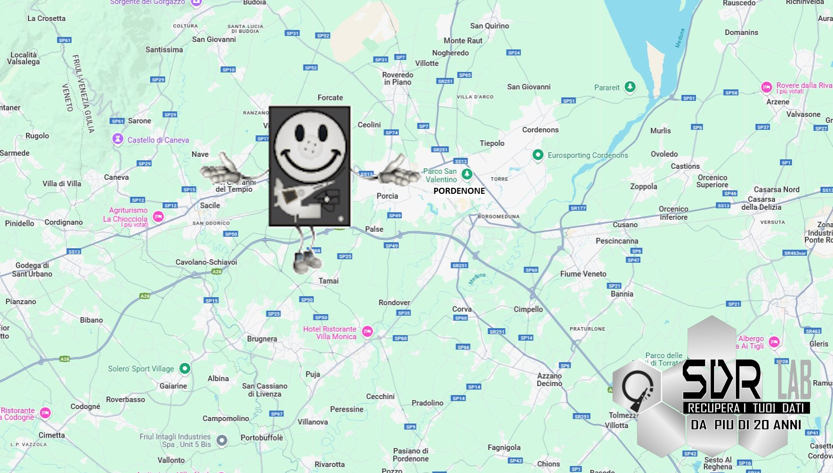 SDR Recupero Dati pordenone e Provincia