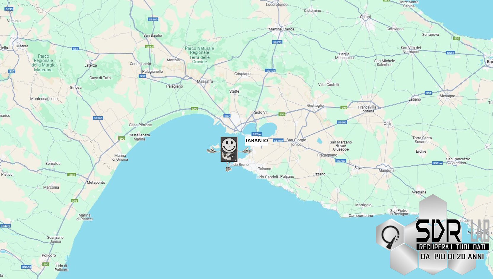 SDR Recupero Dati taranto e Provincia