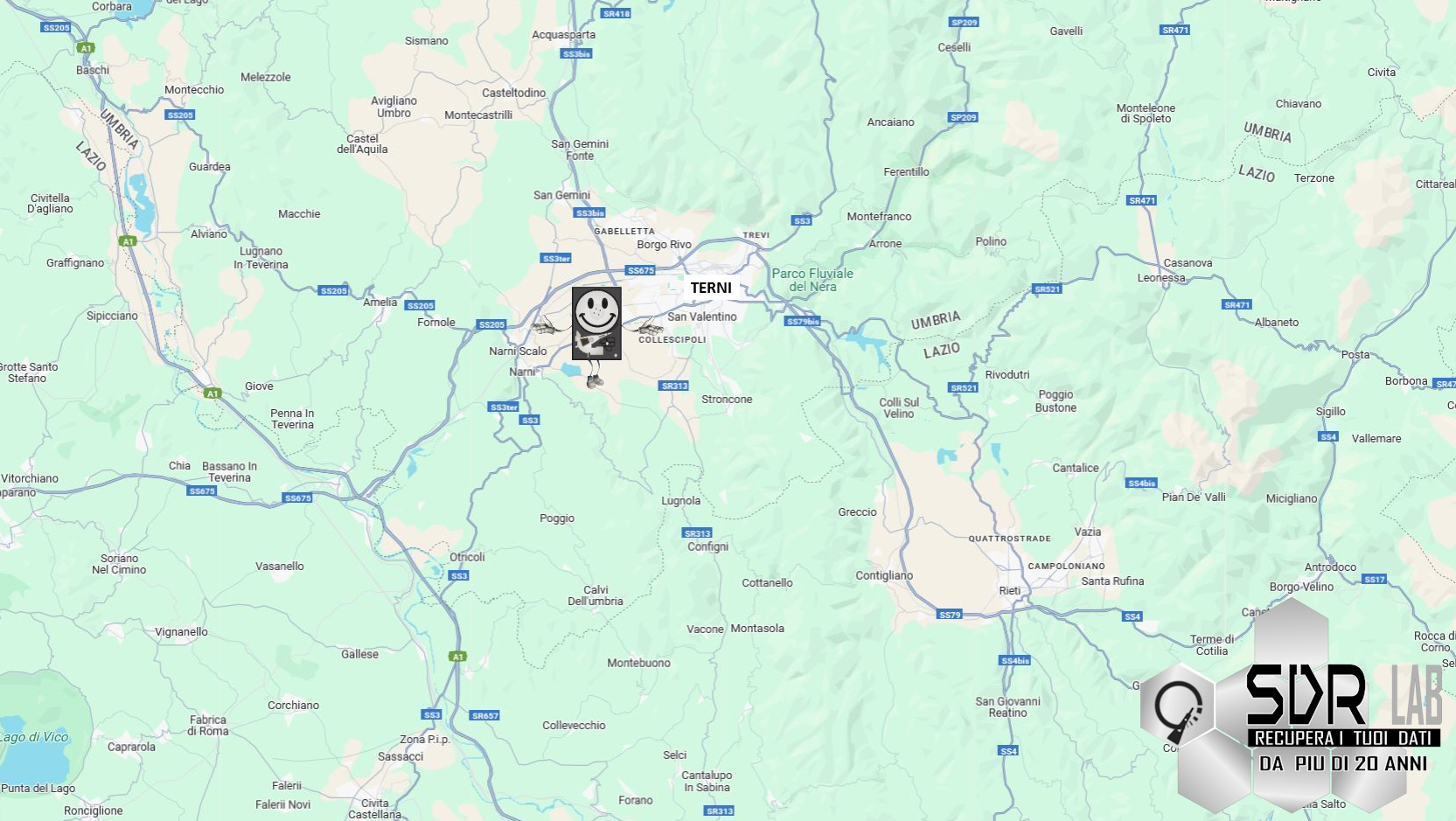 SDR Recupero Dati terni e Provincia