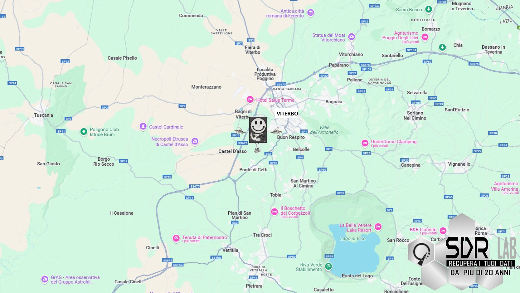 SDR Recupero Dati viterbo e Provincia